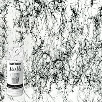 Black, Rust-Oleum Specialty Marble Flat Spray Paint-372484, 10.25 oz