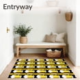 thumbnail image 3 of ODIKA 3'x5' Machine Washable Non-Slip Area Rug, Brought Beer Entryway for Porch or Apartment High Traffic Rug, Yellow, 101124, 3 of 7