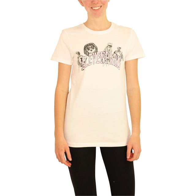 Elevenparis Mujer Posing Skeletons Graphic T-Shirt blanco XS