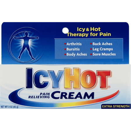 Icy Hot Pain Relieving Cream Extra Strength 3oz (Best Anti Inflammatory For Back Pain)