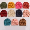 thumbnail image 3 of Decorative Baby Hat Easy Wear Nylon Bowknot Design Soft Infant Cap for Daily Life, 3 of 10