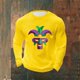 thumbnail image 4 of Camisetas Casuales de los Hombres de Moda Suelta Elástica Fitness Home Carnaval Impreso de Manga Larga con Cuello Redondo con Poliéster Suave, Top Transpirable, 4 of 5