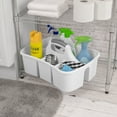 thumbnail image 3 of Sterilite Divided Ultra™ Caddy, Easy Carry, Handy Plastic Utility Storage, White, 3 of 8