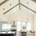 thumbnail image 6 of 4"W x 10"H x 20'L 2-Sided (L-beam) Riverwood Endurathane Faux Wood Ceiling Beam, Honey Dew, 6 of 17