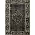 thumbnail image 1 of Ahgly Company Machine Washable Indoor Rectangle Industrial Modern Midnight Gray Area Rugs, 7' x 10', 1 of 7