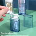 thumbnail image 4 of pitrice Bin Storage Transparent Classify Box Rings Earring Necklace Bracelet Sundries Case Long-Lasting Women Home Household Blue White, 4 of 6