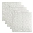 thumbnail image 1 of Great Lakes Tin Hamilton Matte White 2ft x 2ft Lay In Ceiling Tiles (5 Pack), 1 of 6