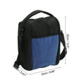thumbnail image 5 of Unique Bargains 1 Pc Portable Thickened Lunch Bag Blue Black, 5 of 5