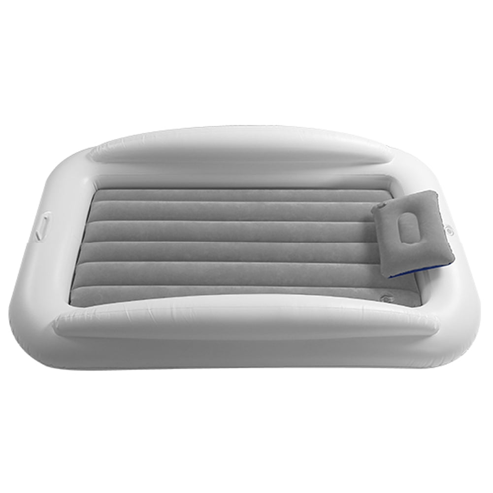 Toddler Inflatable Bed with Safety Guardrail Antifall Portable Blow Up