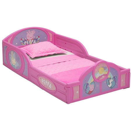 UPC: 0080213099800 | Peppa Pig Plastic Sleep and Play Toddler Bed by Delta Children