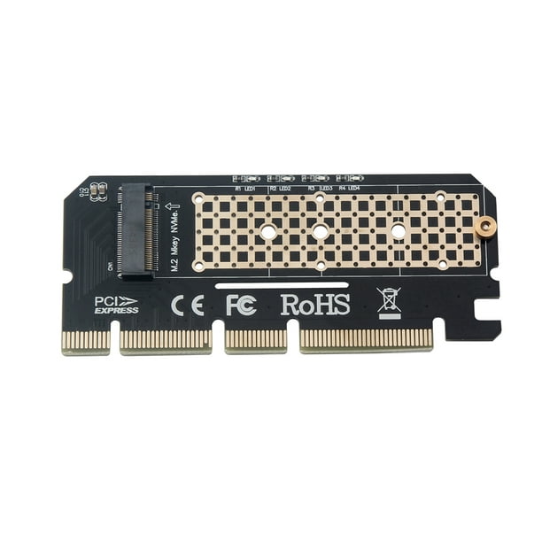 M.2 NVMe SSD NGFF to PCIE3.0 X16 Adapter Card Expansion Card Converter M  Key Interface Card Support PCI Express 3.0 x4 2230-2280 Size M.2 FULL SPEED