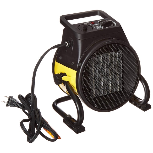 Dura Heat EUH1465 - Calentador de Aire eléctrico con Base pivotante, 5,120 BTU, Color Amarillo