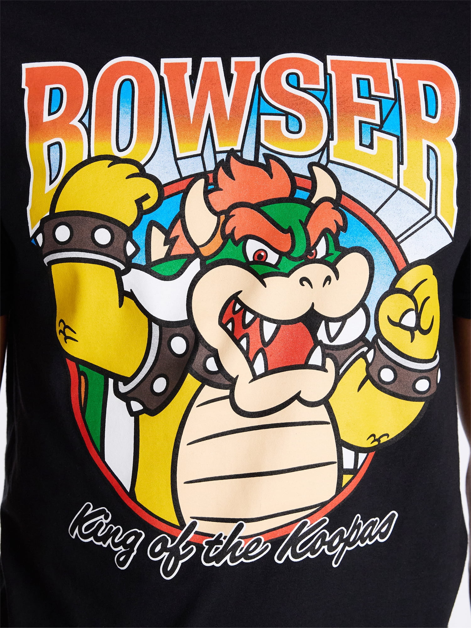 Bowser King of the Koopas Men's and Big Men's Graphic Tee, Sizes S-3XL