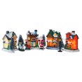 thumbnail image 2 of 13 Pieces Christmas Luminous House Set DIY LED Houses Accessories Kits; Light Snow Village Home Decor Xmas Tree Window Ornament Gift, 2 of 9