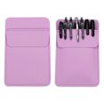 thumbnail image 1 of Uxcell 2 Paquete Protector de Bolsillo de Cuero, Protector de Bolígrafos Multiusos, Organizador de Bolsas para Camisas y Batas de Laboratorio, Violeta, 1 of 7