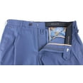 thumbnail image 4 of BRUHL Montana Micro Twill Stretch Lightweight Chinos  - Blue, 4 of 7