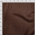 thumbnail image 4 of oneOone Cotton Poplin Twill Brown Fabric Batik Craft Projects Decor Fabric Printed By The Yard 56 Inch Wide, 4 of 5