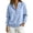 Sky Blue, variant on Comdrip Oversized Sweaters for Women Trendy Button down Sweatshirts Casual Snap V-Neck Long Sleeve Pullover Fall Travel Tops Beige L