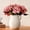 Yellow_New#2294, variant on Ceramic Vase with Handles for Flowers – Rustic Farmhouse Double Ear Pot Design, Black White Brown, Vintage Sabi Style Home and Kitchen Decor