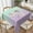 Mint and Lilac Gradient Ombre, variant on Orange and Pink Gradient Soft Tablecloth Square Dinng Table Covers for Kitchen & Table Linens 52" x 52"