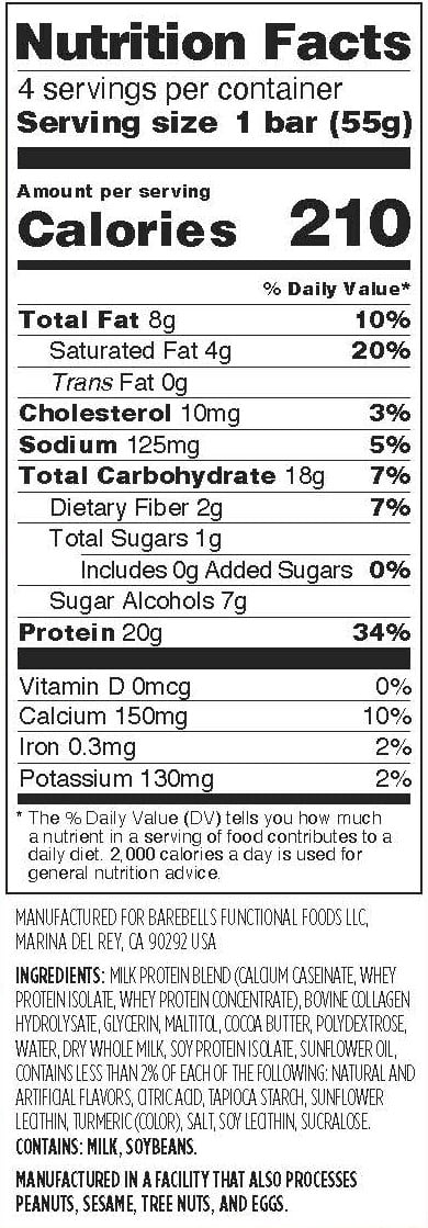 Barebells Bars Lemon Cheesecake 55g 4-pack