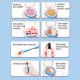 thumbnail image 5 of Herunwer Makeup Kits Play Set, Pretend Makeup Toys (Not Contains Real Cosmetics), 5 of 7