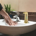 thumbnail image 7 of Automatic Hand Soap Dispenser, Touchless Foaming Soap Dispenser With Gold Finish, For Bathroom Kitchen Office Countertops - 1X Soap Dispenser Included, 7 of 7