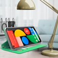 thumbnail image 3 of Case for Pixel 5, [Mint] Infolio Wallet Credit Card Slot ID Cover, View Stand [with Wrist Strap Lanyard] for Google Pixel 5, 3 of 6