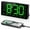 Green, variant on Mpow Projection Alarm Clock, Digital Clock with 180° Rotatable Projector, 3-Level Brightness, Progressive Volume, USB Charger, Battery Backup, 9mins Snooze, 12/24H, Digital Alarm Clock for Bedroom