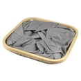 thumbnail image 2 of Foldable Bamboo Laundry Hamper without Lid - Decor Essentials for Any Room - Medium - Square - Gray, 2 of 4