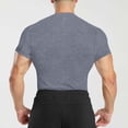 thumbnail image 4 of Running Shirts for Men, Short Sleeve, Moisture Wicking, Solid Color, Polyester, Regular Fit, 1 Pc, 4 of 8