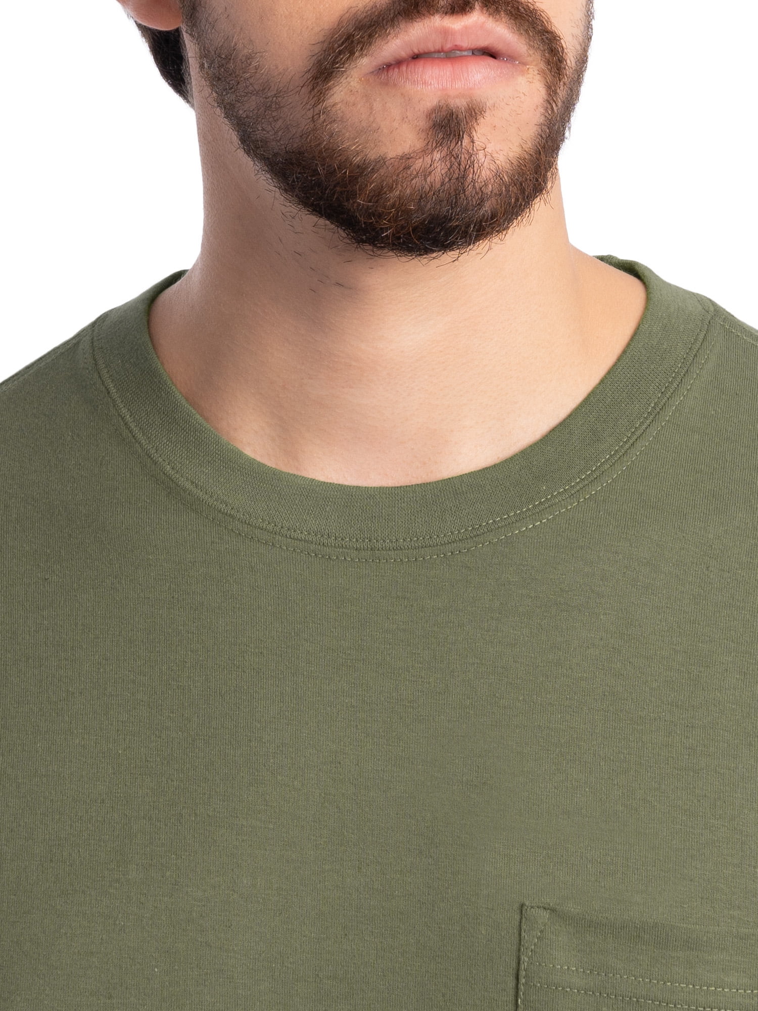 Wrangler Workwear Men's Short Sleeve Pocket T-Shirt, Sizes S-5XL and LT-4XLT (Men's, Big Men's, Tall Men's)