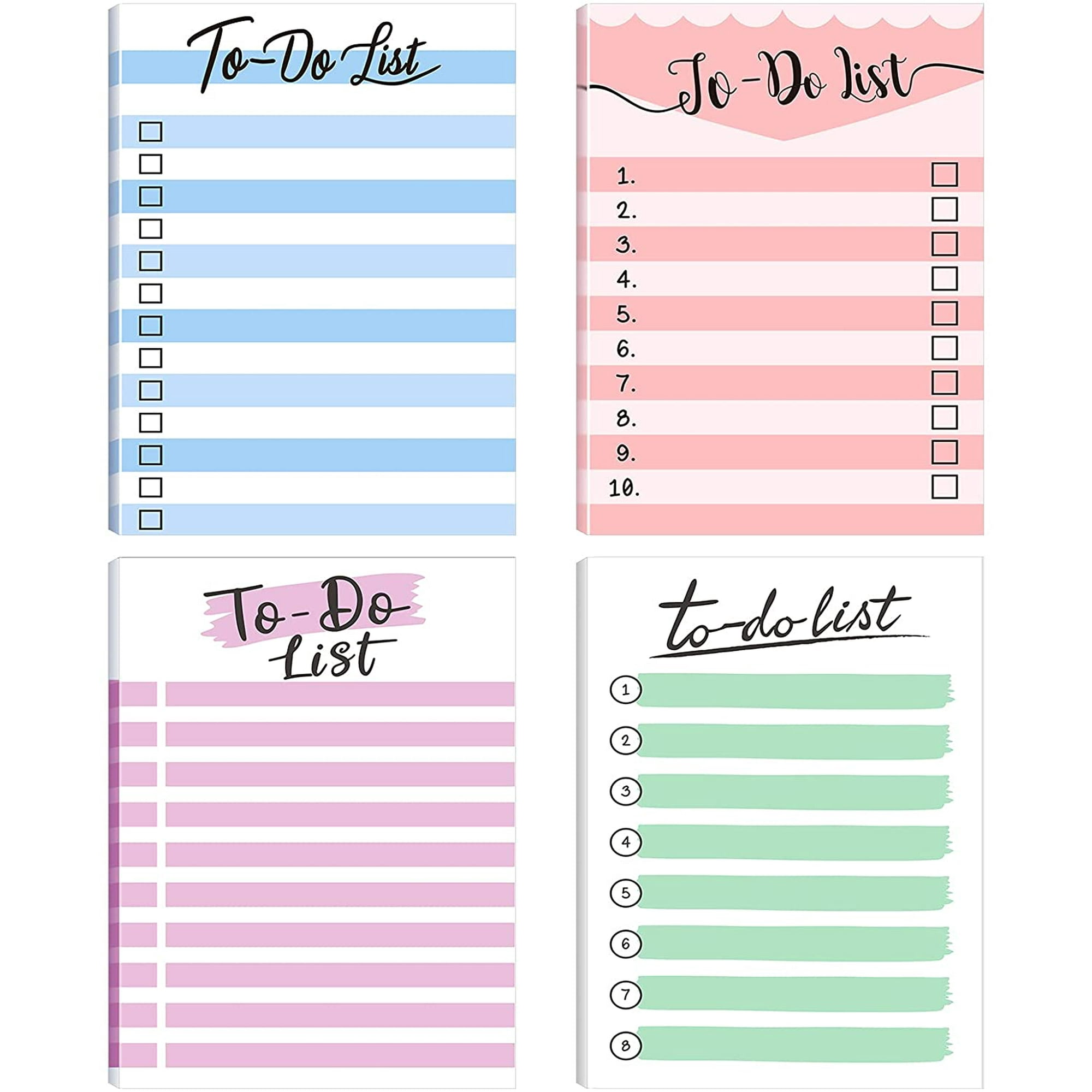 en udvikling Pasture 4 Pieces Sticky Notes Pads Small to Do List Notepad Planning Notes Sticky  Notes for Fridge, Grocery List, Shopping List, to Do List, Reminders, 3.9 x  5.9 Inch, 4 Designs | Walmart Canada