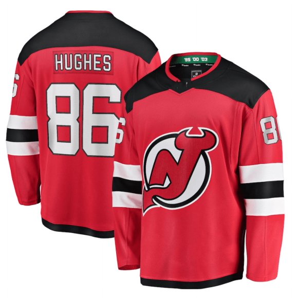 Men Women Hockey Jersey New Jersey Devils HUGHES 86# HISCHIER 13# SUBBAN 76# Youth Sport Player Jersey