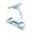 Blue, variant on Win s Way Adjustable 10-Tube Pedal Resistance Band, Elastic Pull Rope with Non- Handle, Portable Full Body Exerciser for Home Yoga Workout