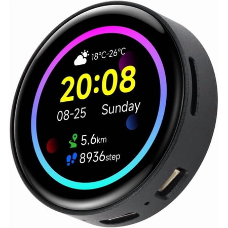 ESP32-S3 1.43inch AMOLED Display Development Board with CNC Metal Case,466×466 Resolution 16.7M Color Capacitive Touch AMOLED Round Display Support 2.4GHz WiFi and Bluetooth BLE 5