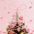 thumbnail image 4 of Pearl Valentine's Day Tree Top Decoration Pearl Bowknot Christmas Tree Top Decorative Piece Party Setup, 4 of 6