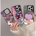 thumbnail image 2 of Funda Protectora De Espejo De Dibujos Animados De Barbie Para iphone 14 13 12 Pro Max 11 14promax, 2 of 4