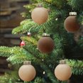 thumbnail image 4 of cvlncycling 2025 on Clearance 12 Pcs Velvet Christmas Balls Flocked Christmas Tree Ball Ornaments Plastic Balls Xmas Decorative Hanging Ornaments Christmas Tree Decoration 2.4 Inch, 4 of 8