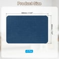 thumbnail image 2 of Uxcell Canvas Repair Patch, 3 Pcs 7.9 x 11 Inch Self-Adhesive Waterproof Linen Fabric Patch for Sofas Tote Bags Furniture Car Seats Canopy Tents Boat Covers, Dark Blue, 2 of 7