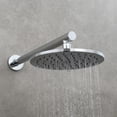 thumbnail image 3 of Support Mural de Douche en Acier Inoxydable 40 cm pour Pluie Extension de Tête de Douche Fixe, 3 of 7