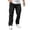 Black, variant on Men's Cargo Pants Elastic Waist, Relaxed Fit Casual Stretch Trousers, Outdoor Work Lightweight -Resistant with Pockets