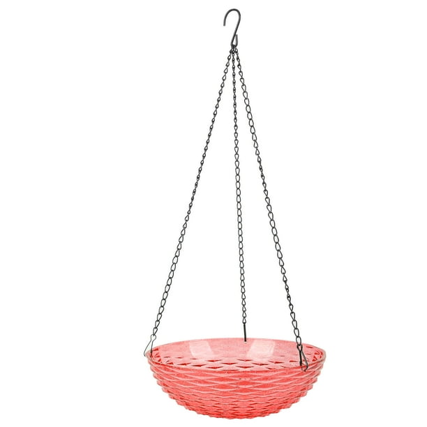 Fuente de Baño de Aves Solar, Plástico Resistente, Fuente Colgante de Baño de Aves, Alimentador de Pájaros para Jardín Al Aire Libre, Balcón y Porche