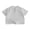 White, variant on Kids Short Sleeve T-Shirt, Boys Girls Solid Button Placket Casual Summer Top