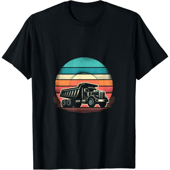men and women can wear,Vintage Dump Truck T-Shirt