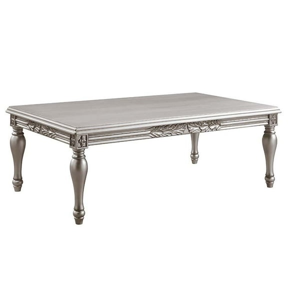 LV01115 Coffee Table, Platinum Finish - Pelumi ( 1Pc/1Ctn )