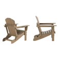 thumbnail image 2 of Chaise Adirondack Pliante en Poly pour Extérieur (Ensemble de 2), 2 of 6