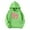 Green, variant on 67 shirt G'irls Cartoon Print Hooded Sweatshirt Long Sleeve Pocket Pullover Outerwear Casual Athletic Hoodie For K'ids