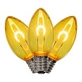 thumbnail image 2 of C9 Transp Filament Yellow Bulb .6W 25/Bg, 2 of 2