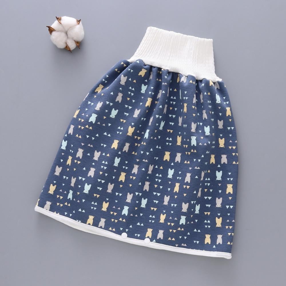 Training Underwear Waterproof Bamboo Good Night Diapers Cloth Panties Washable Reusable for Baby boy/Girl Toddler bedwetting Training Skirt